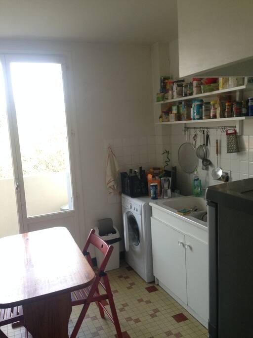 Cuisine équipée sur balcon