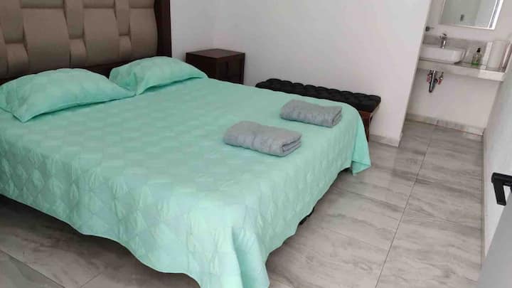 Bedroom 3 with 1 King Bed Ground Floor 