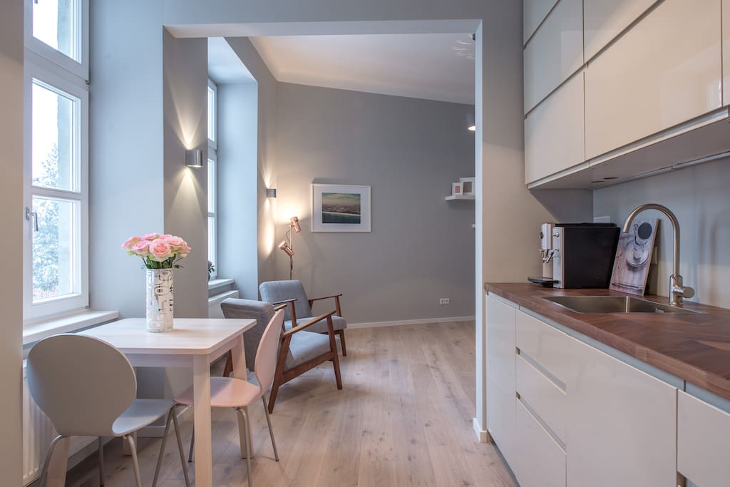 Kitchen with dining place