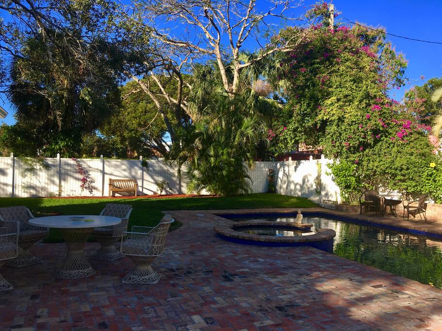Fully Fenced backyard.