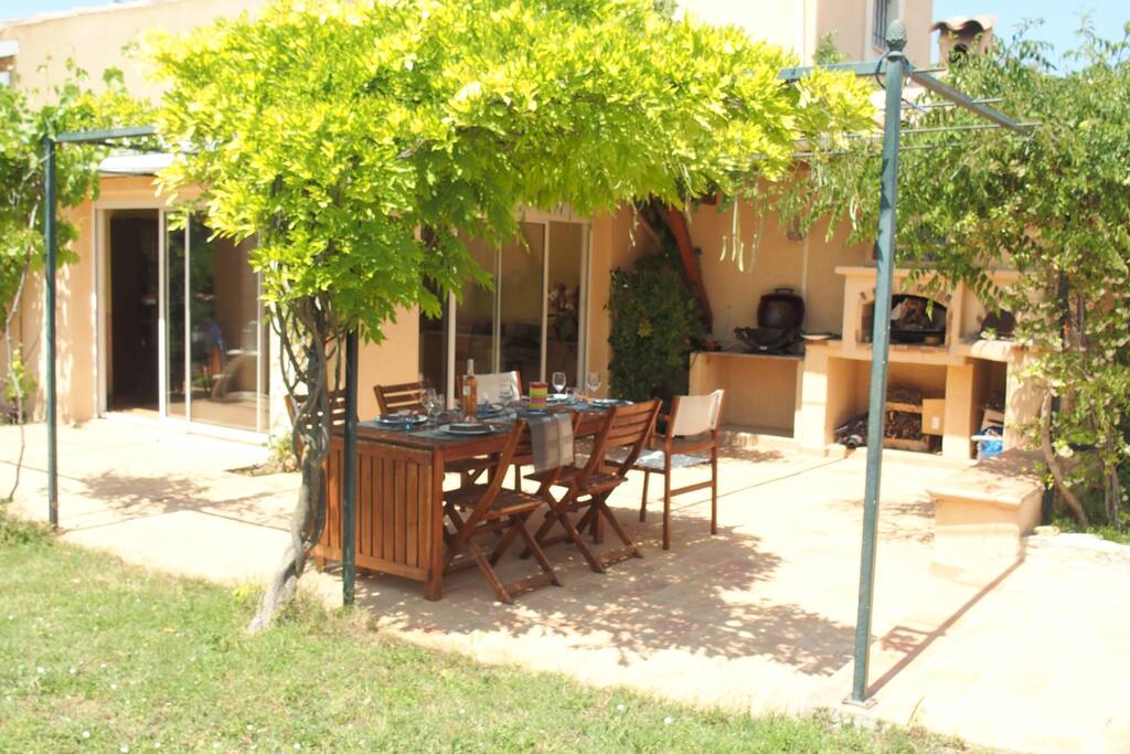 terrasse ombragée