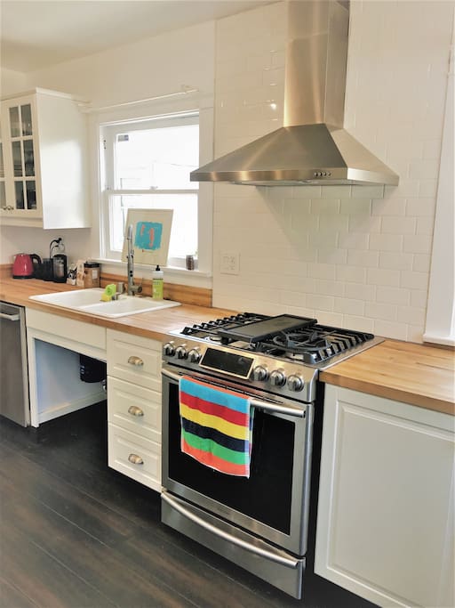 Newly remodeled kitchen