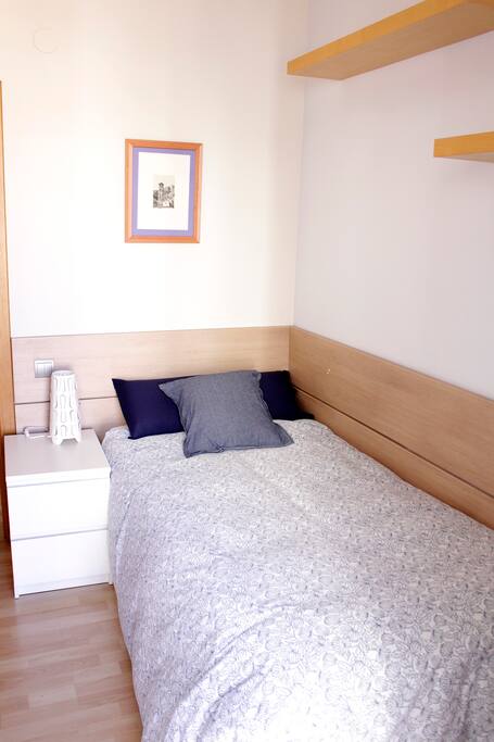 Bedroom with comfortable bed