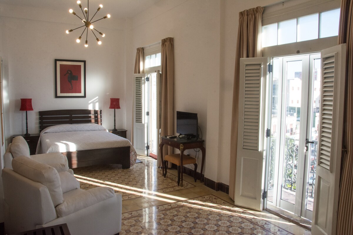 Veľký apartmán, spálňa s rozlohou 25 m ²