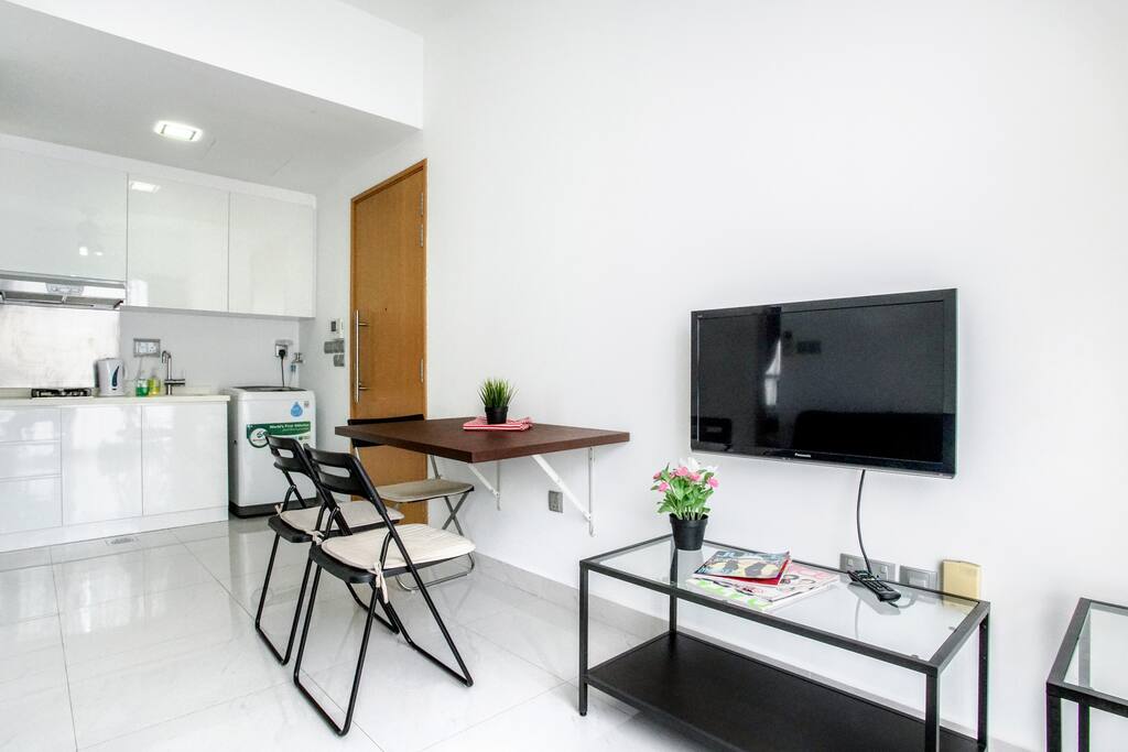 Cozy and luxurious living hall and dining