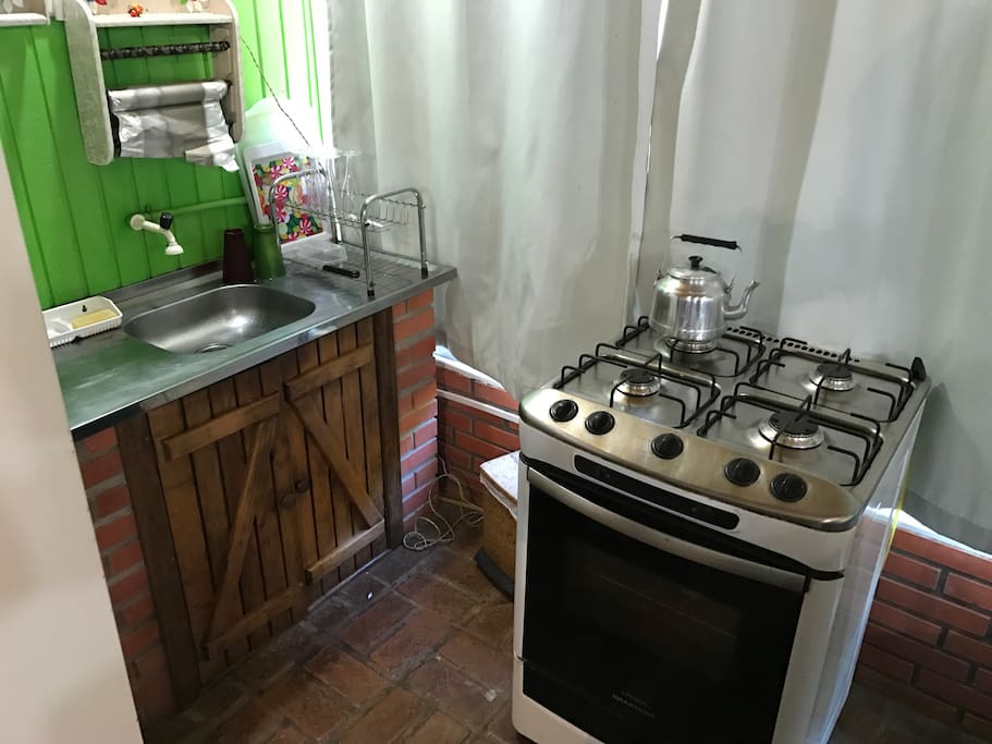 Cozinha com fogão