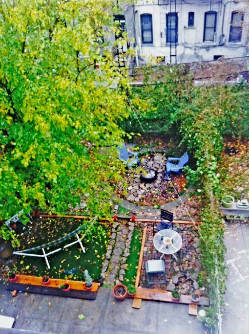 View from the bedroom window