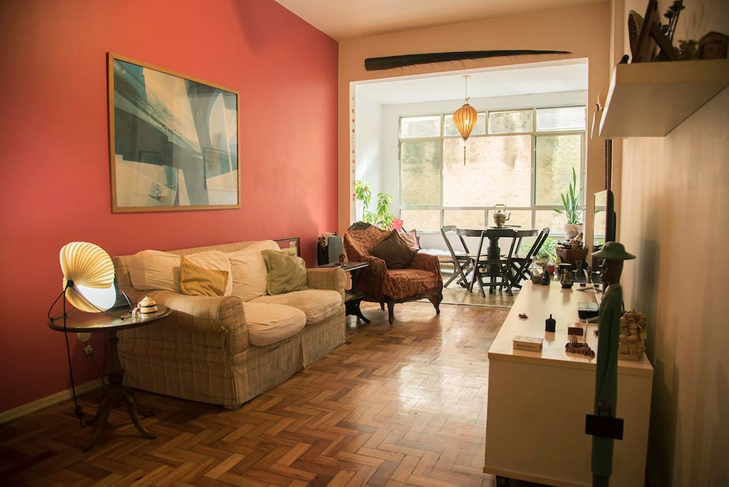 Sala de estar compartilhada