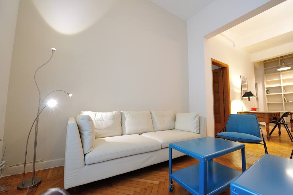The comfortable sofa