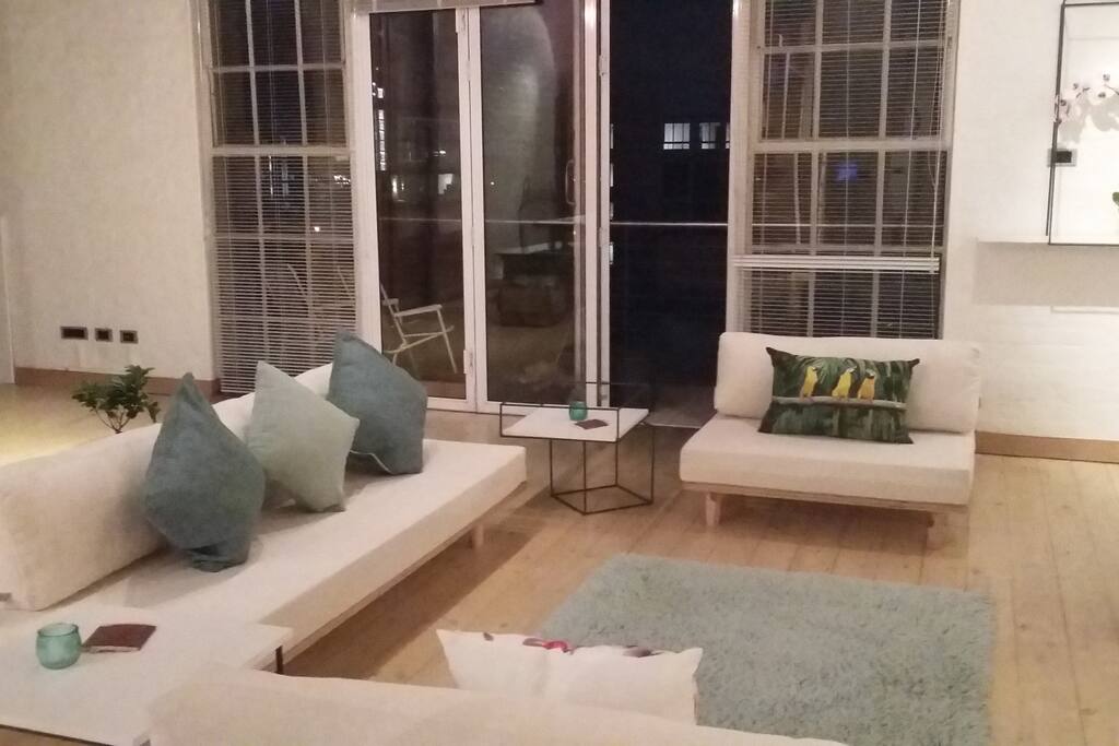 clean scandi style decor throughout apartment for the style conscious