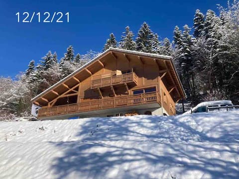 South-facing chalet, big parties prohibited