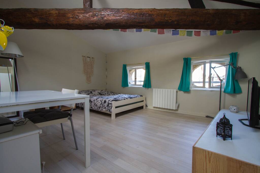 Chambre et bureau