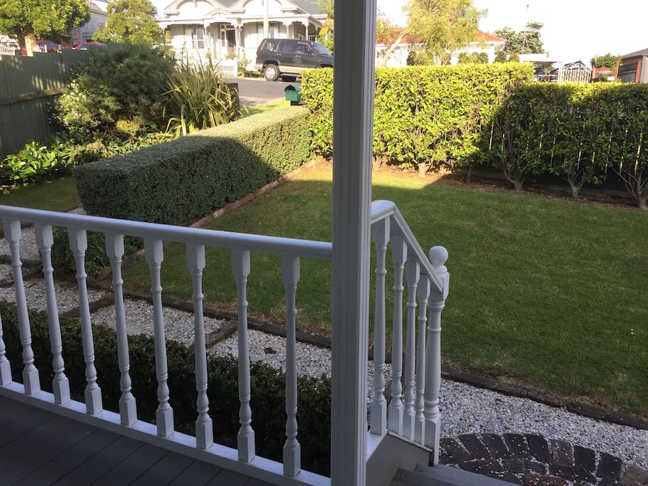 From the front veranda