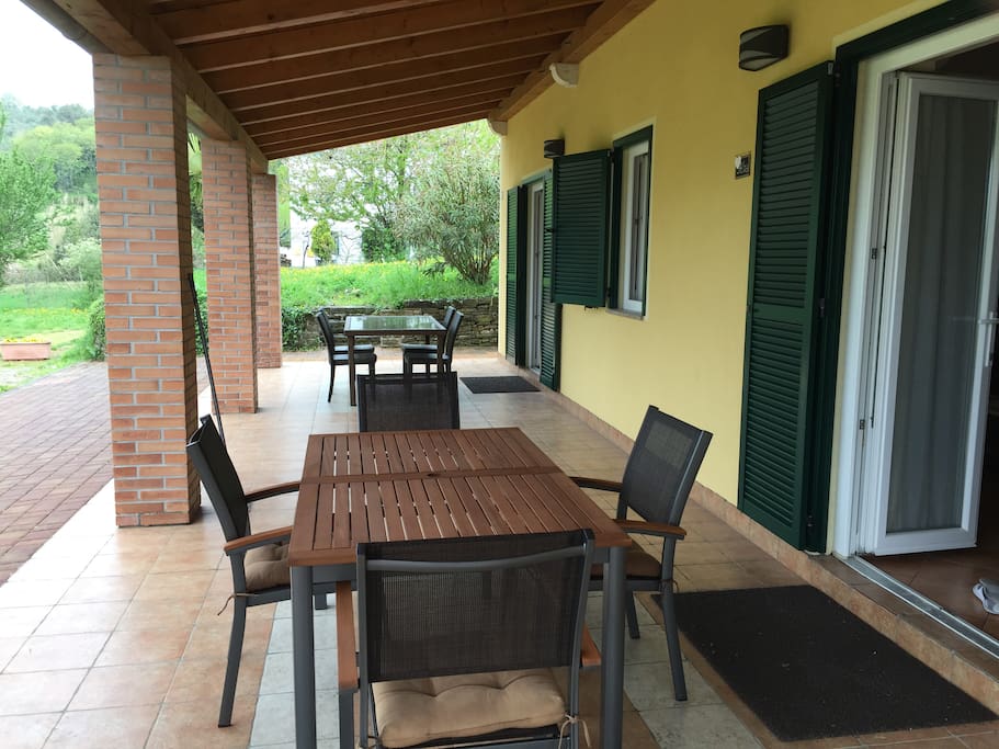 Front terrace