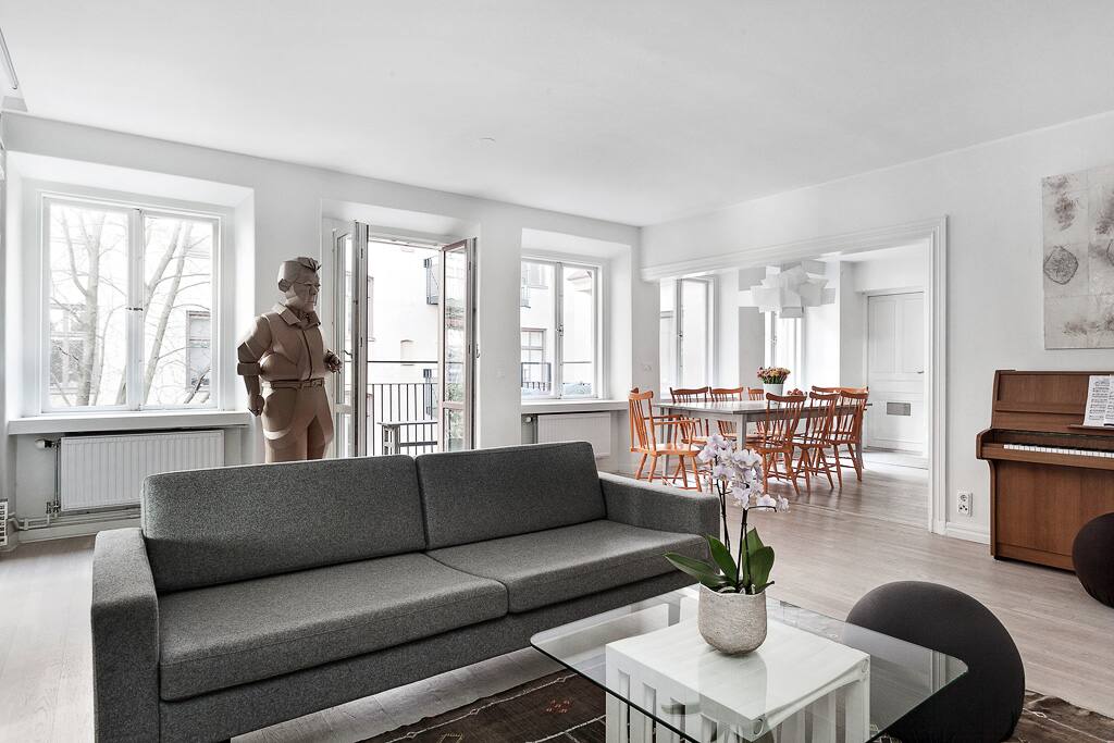 open space living room