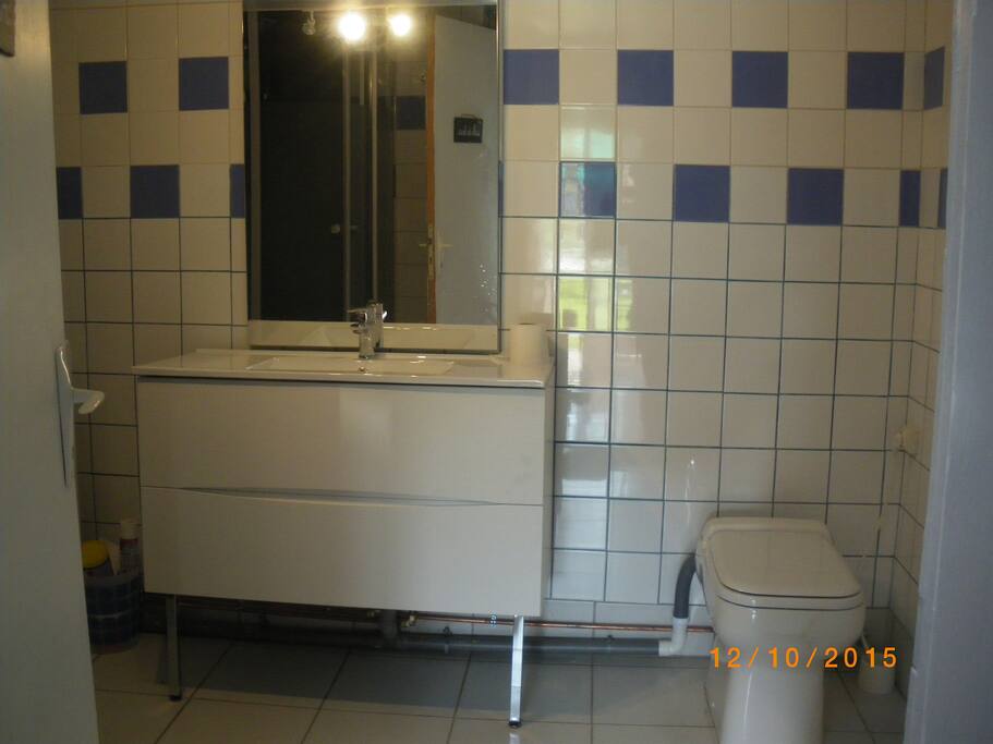 Lavabo et WC privatifs