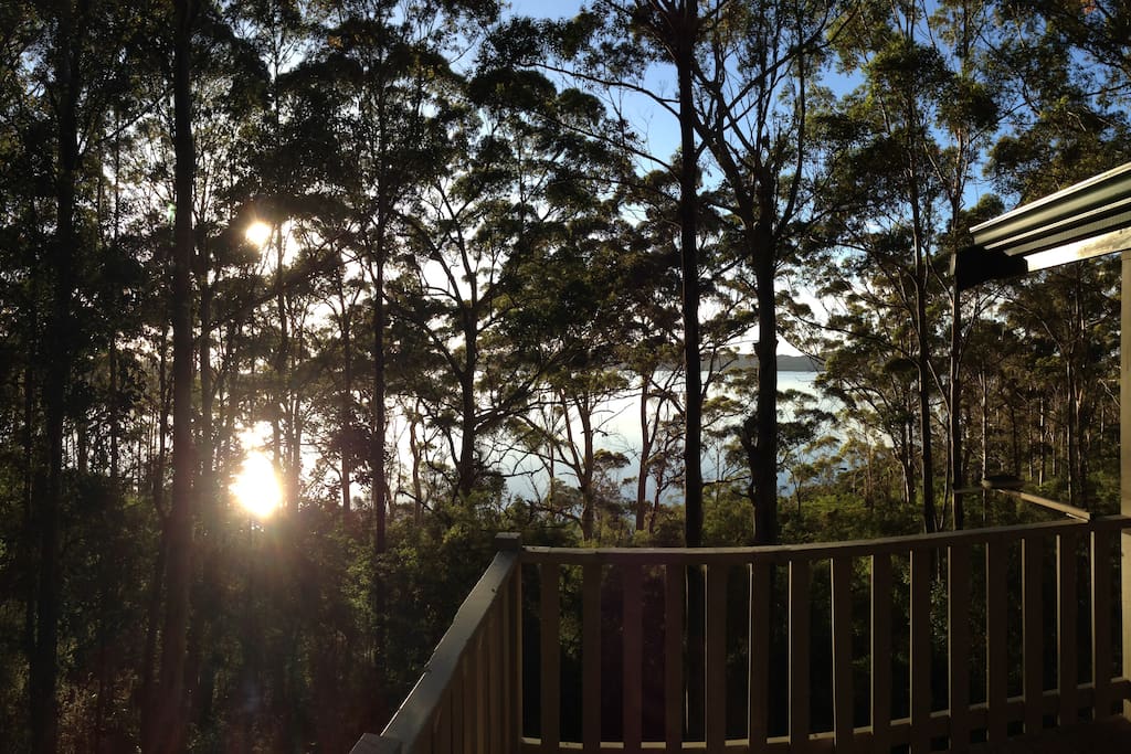 Sunrise from the deck