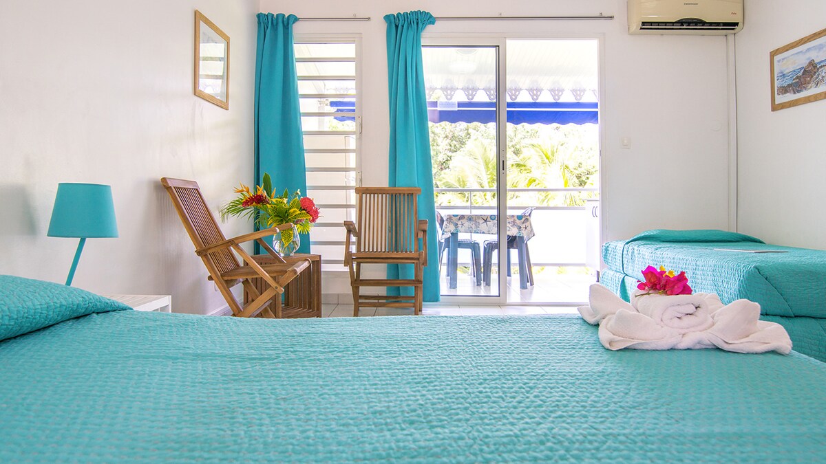 Studio Supérieur- Kitchenette sur le balcon