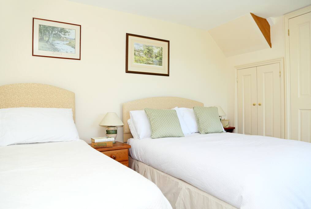 Bedroom - 1 double and 1 single bed.