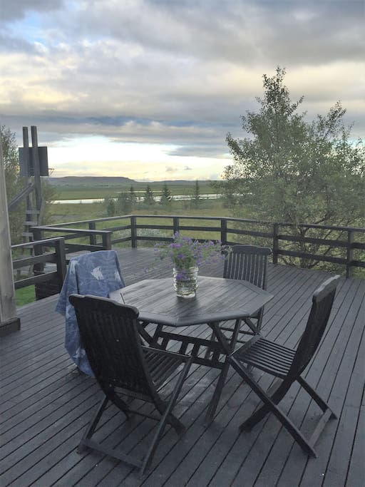 The view from the patio