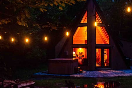 Cozy Wentworth A Frame Cabin w Hot Tub & Fireplace