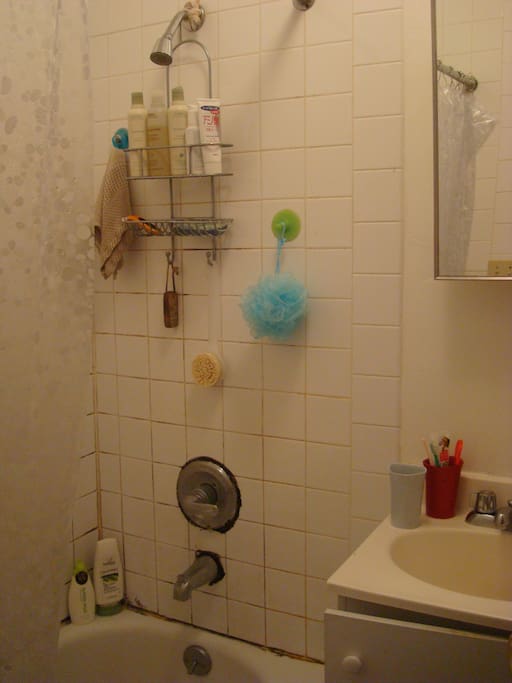 The shower room is separated from toilet!