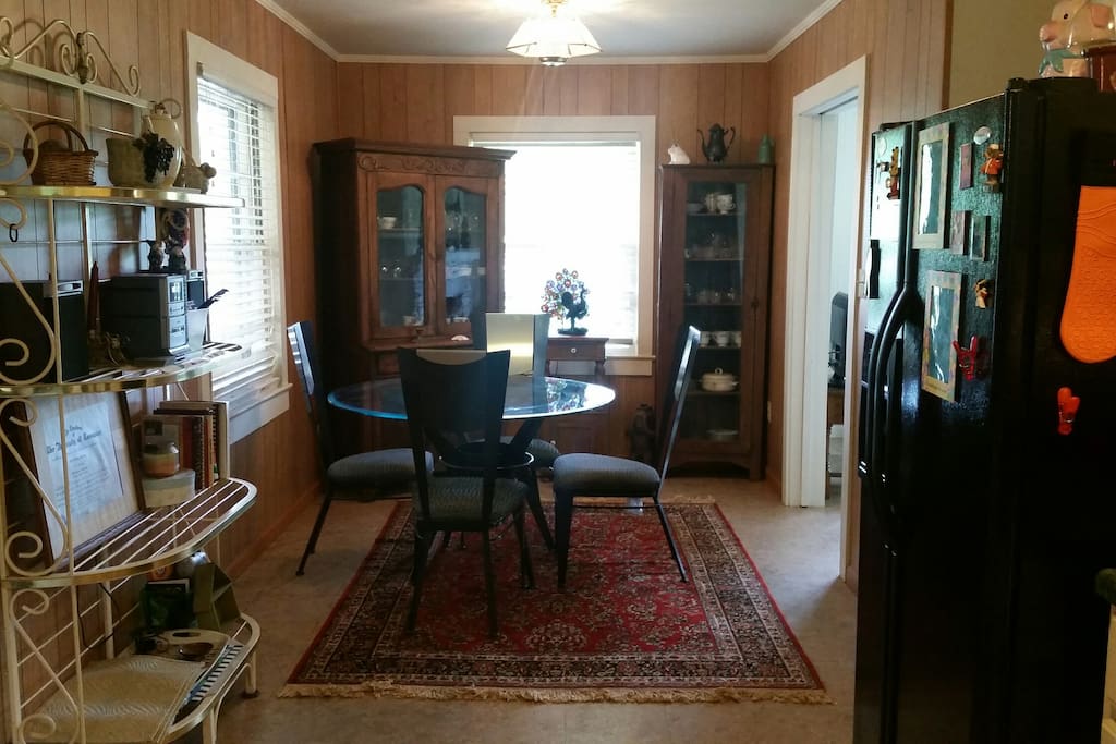 View of dining from kitchen