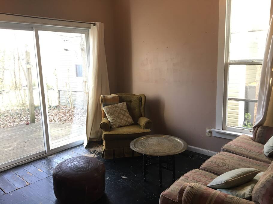 Sitting room in the main house