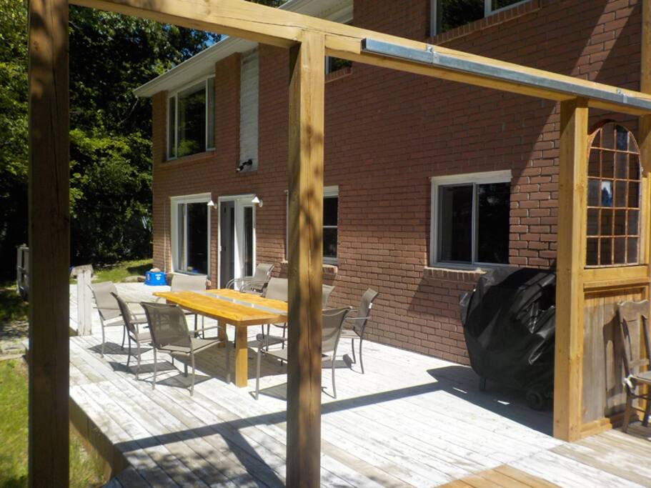 Patio from the west