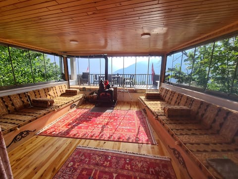 Luxury Hummingbird Chalet with Uludağ and Bursa View