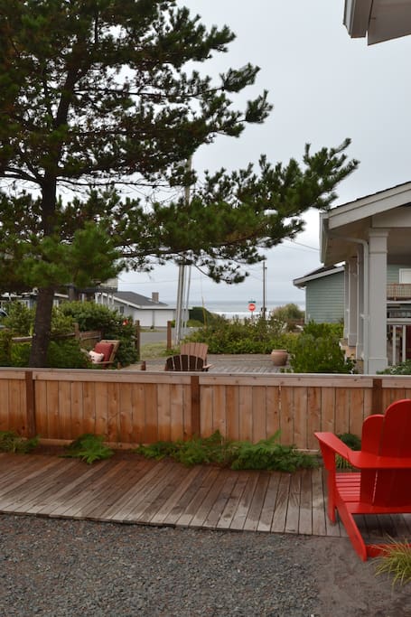 Ocean view from porch