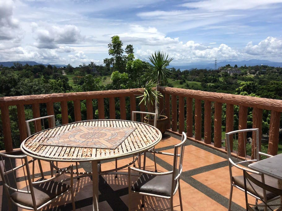 View of Taal Lake and Golf Course from the Terrace