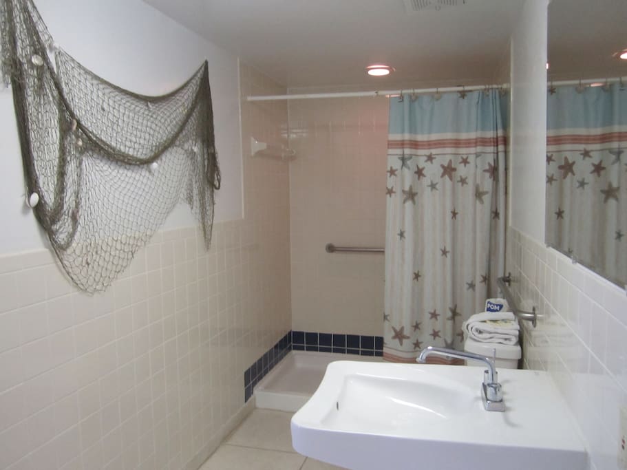 Private bath in the bedroom