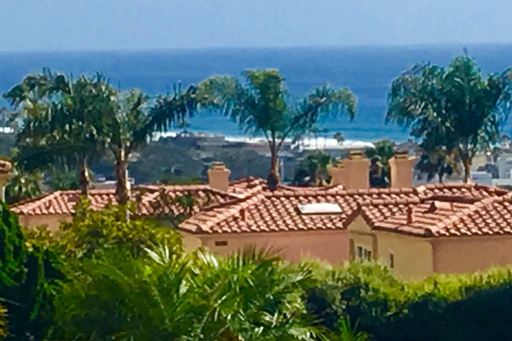 White Water Ocean View of Del Mar Beach from Front Deck