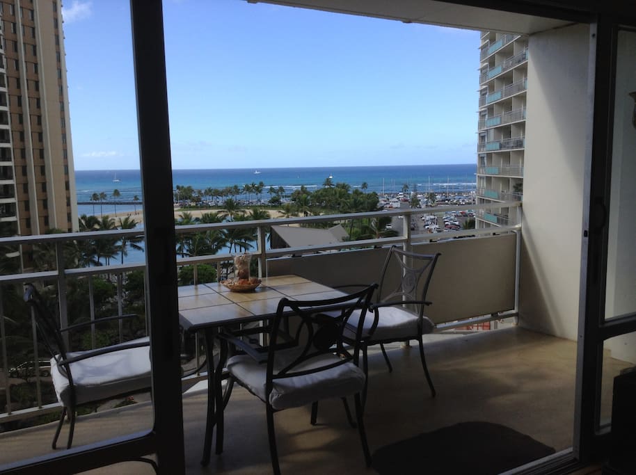 The view from the kitchen