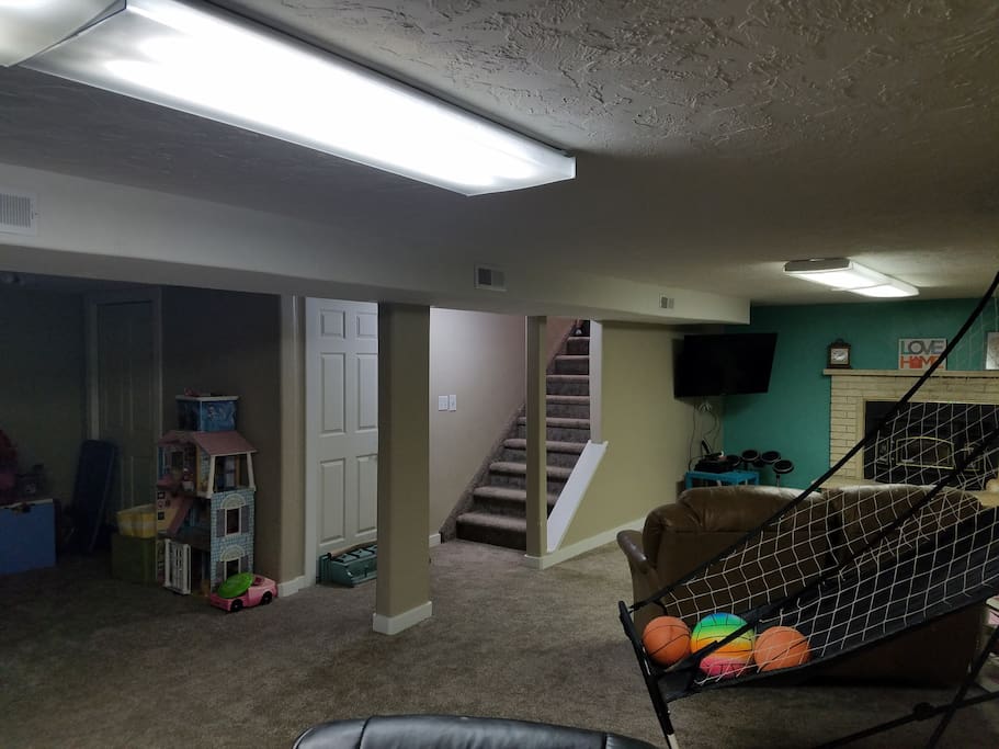 Downstairs play area