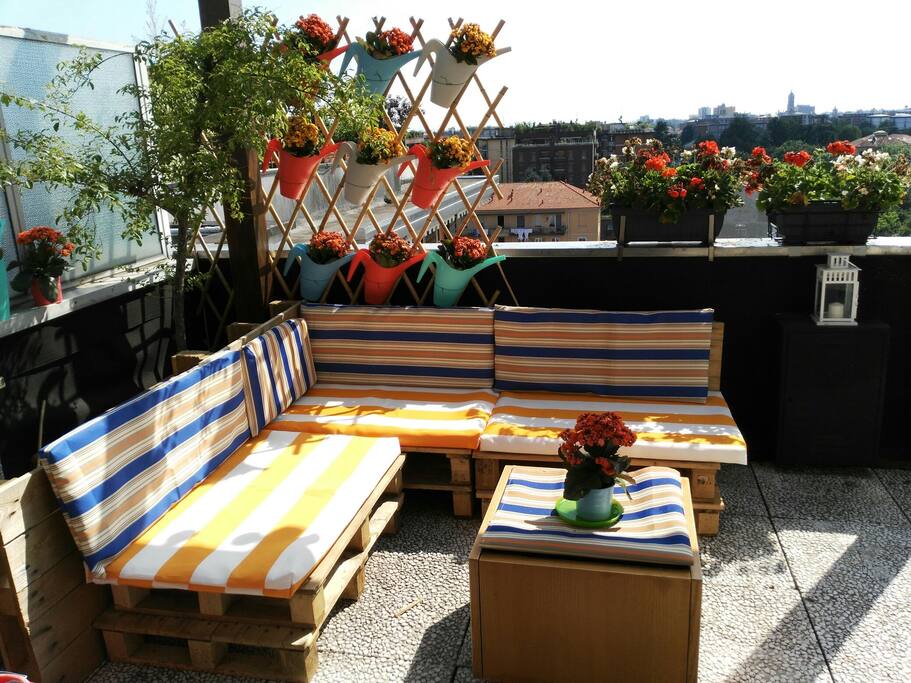Angolo relax sul terrazzo
