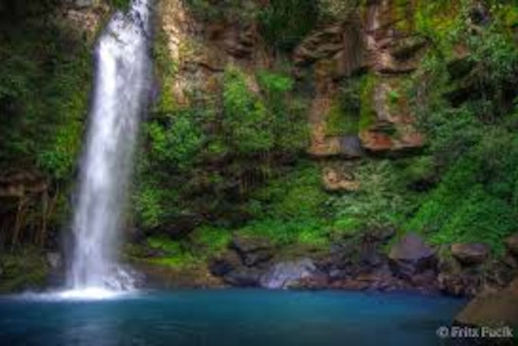 nearby waterfall