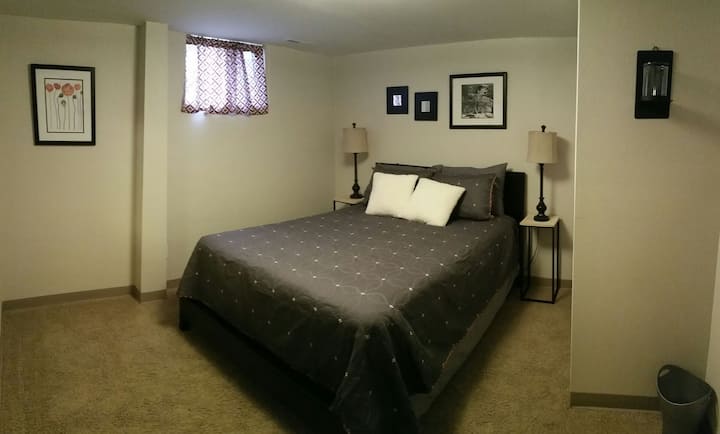 Chambre relaxante en bas