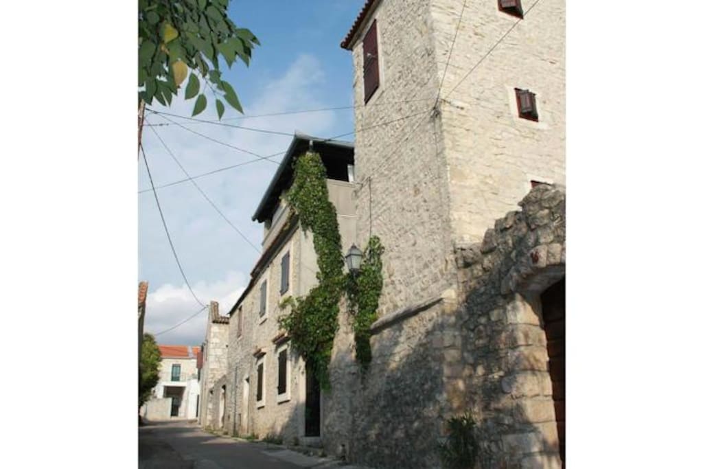 House is next to the 19.th century tower