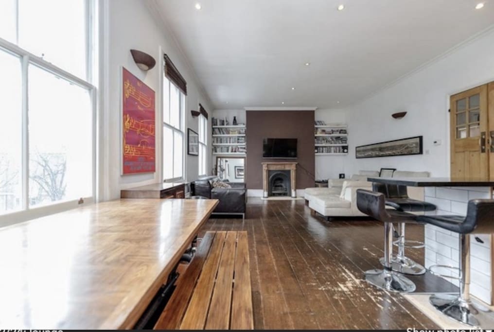 Dining area and lounge