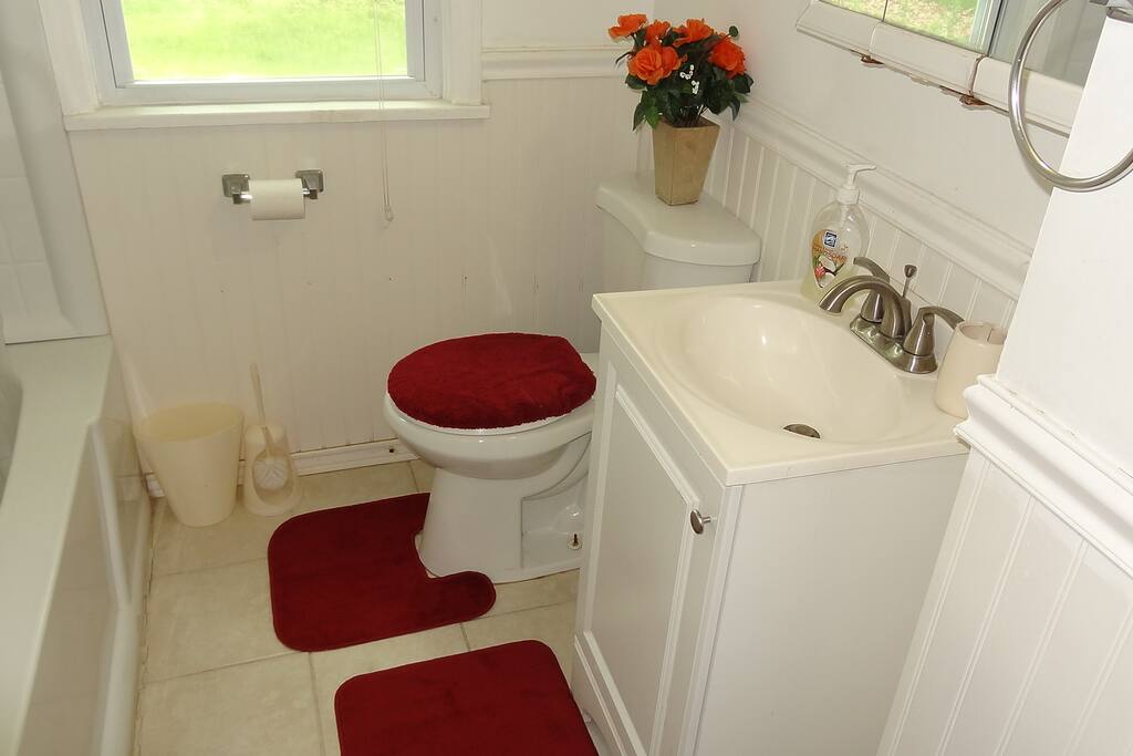 A private bathroom