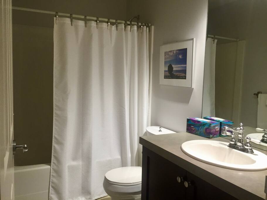 Full bathroom with shower