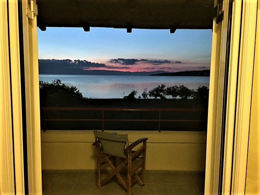 Sunset -sea view from the balcony