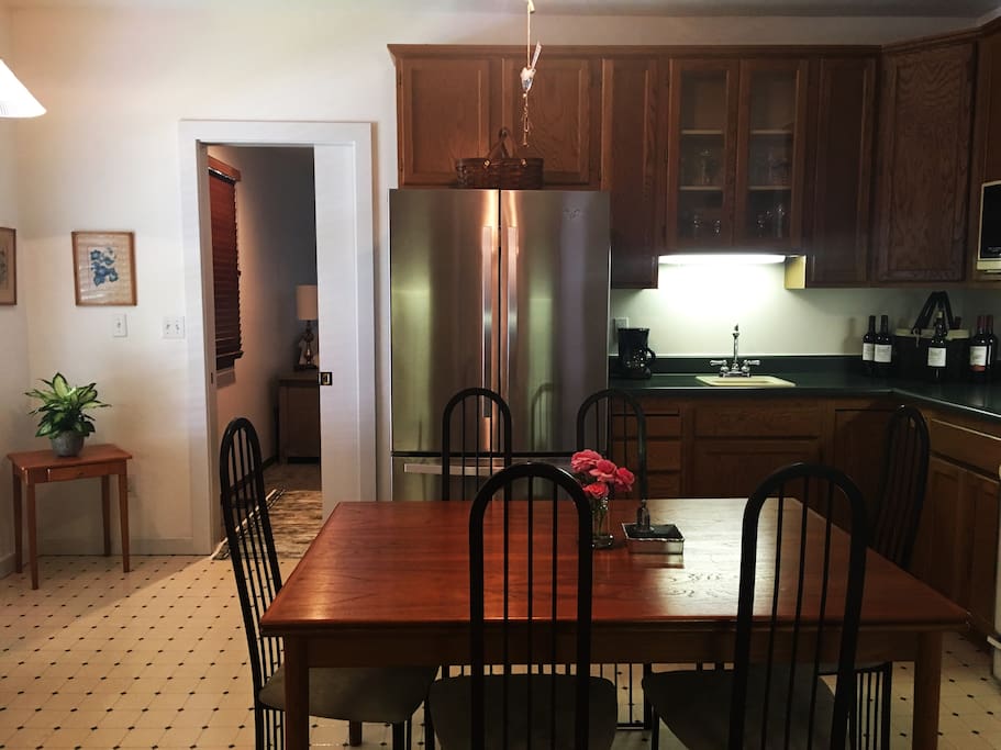Entry to bedroom off kitchen