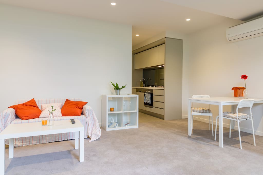 Open plan lounge and dining