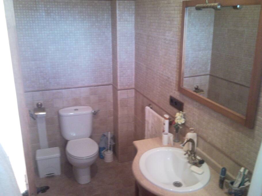 Cuarto de baño zonas comunes salón/comedor.
