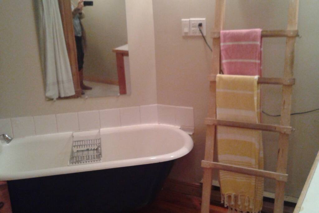 Sallede bain avec douche