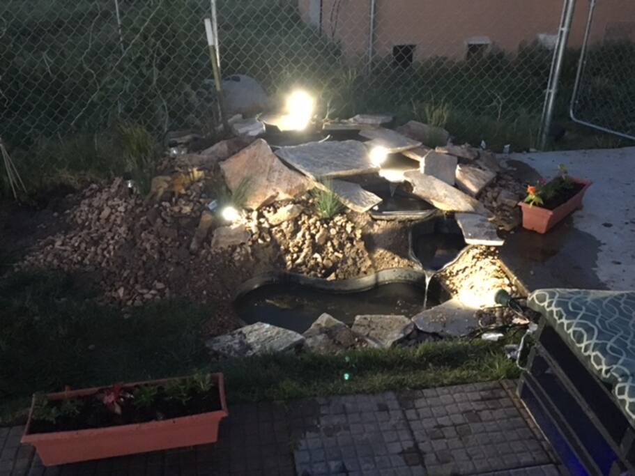 Outdoor pond