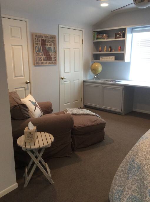 Seating area in room